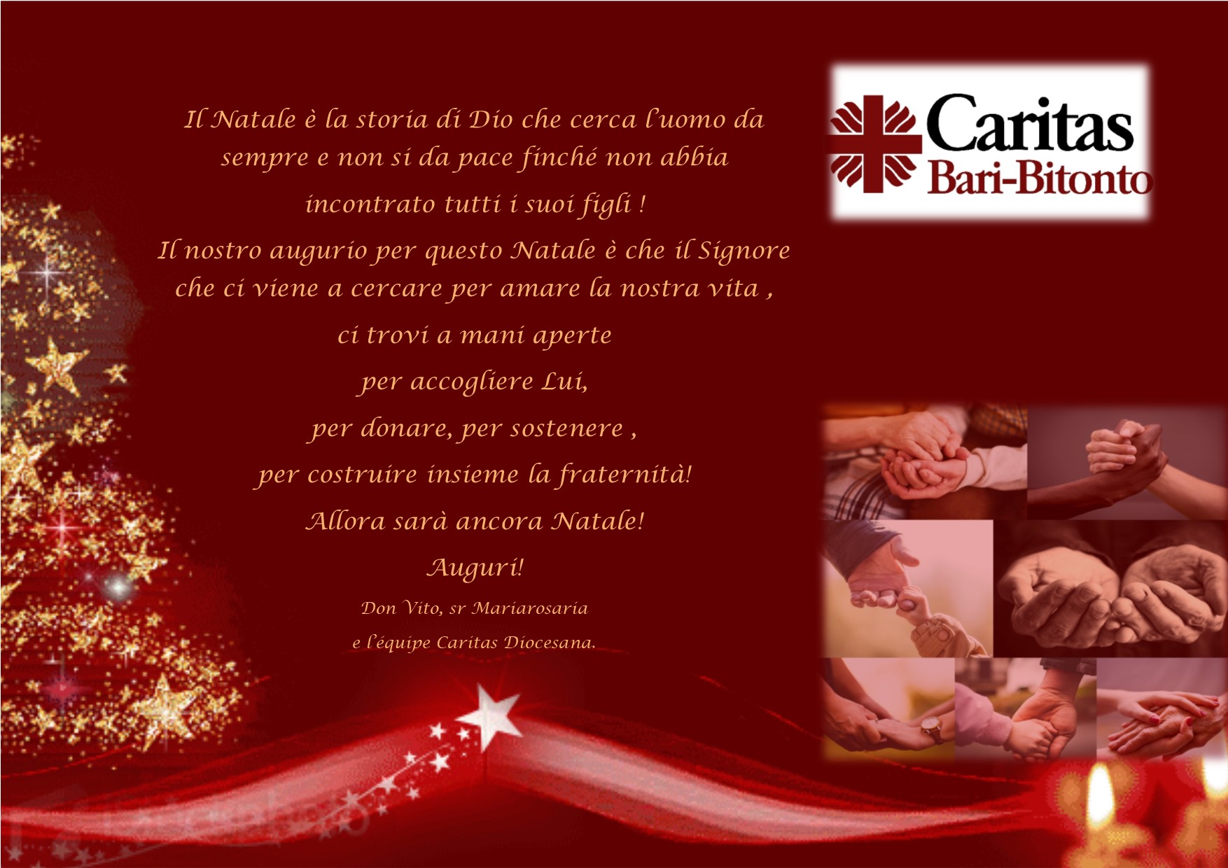 Auguri Di Natale Caritas Diocesana Bari Bitonto